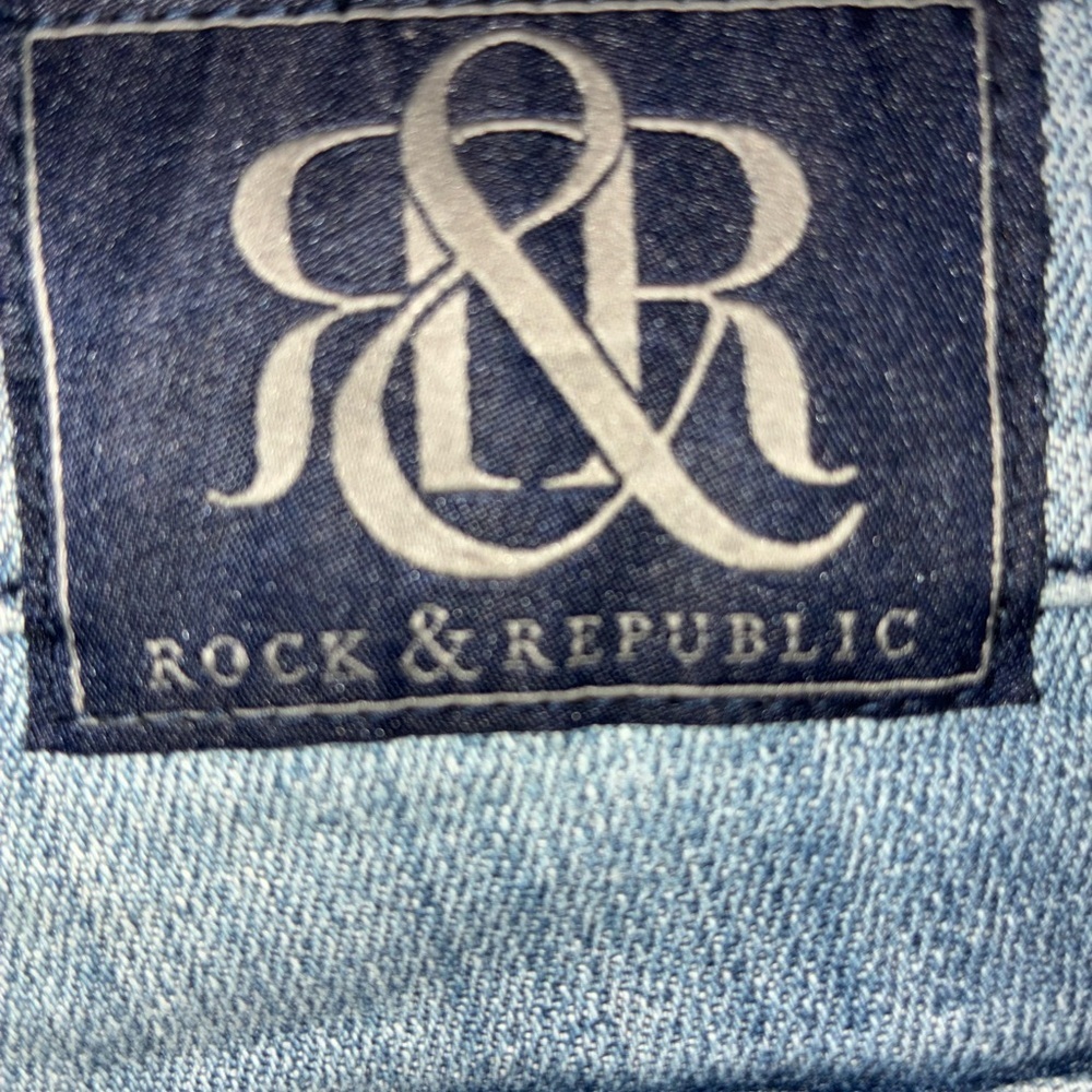 Rock & Republic Denim Jeans with Button Detail - Picture 7 of 7